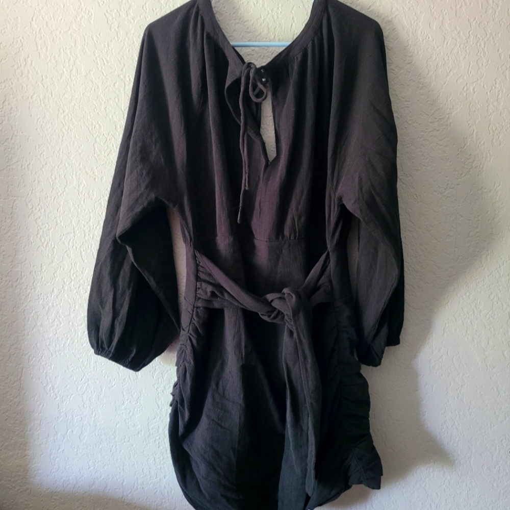 NWT Free People Black Dress Size Large